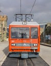 Locomotive of a Gornergrat Railway train