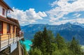 View from the Harderkulm in Switzerland Royalty Free Stock Photo