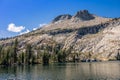 Mt Hoffman and May Lake Clear Day, Yosemite National Park, California Royalty Free Stock Photo