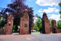 Mt Holyoke College campus entrance