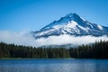 Mt. Hood, mountain lake, Oregon Royalty Free Stock Photo