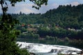 Mt Hood Over Willamette Falls Royalty Free Stock Photo