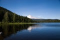 Mt Hood Reflection Trillium Lake Royalty Free Stock Photo