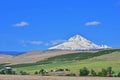 Mt Hood under a blue sky Royalty Free Stock Photo