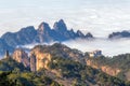 Mt. Huangshan in Anhui, China Royalty Free Stock Photo