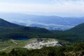 Mt. Io seen while descending from Mt. Karakuni-dake, Ebino kogen, Japan