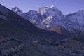 Mt. Kangtega in Nepal Royalty Free Stock Photo