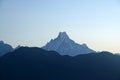 Mt. Machapuchare, Machhapuchchhre or Machhapuchhre is a mountain in the Annapurna Himalayas of north central Nepal