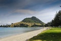 Mt Maunganui and beach Royalty Free Stock Photo