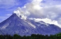 Mt. Merapi - C. Java - Indonesia Royalty Free Stock Photo