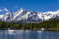 Mt. Moran at the Grand Teton National Park, Wyoming Royalty Free Stock Photo