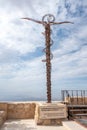 Serpentine Cross (aka the Brazen Serpent Monument), symbolic of the bronze serpent taken by Moses