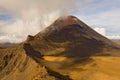 Mt. Ngauruhoe, Northern Circuit hike, Tongariro National Park, North Island, New Zealand Royalty Free Stock Photo