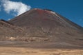 Mt Ngauruhoe from Tongariro crossing Royalty Free Stock Photo