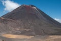 Mt Ngauruhoe from Tongariro crossing Royalty Free Stock Photo