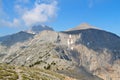 Mt. Olympus in Greece. 'Laimos' passing