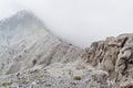 Mt. Olympus in Greece. 'Laimos' passing