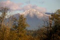 Mt Pilchuck with first autumn snow Royalty Free Stock Photo