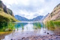 Mt.Pinatubo crater lake, a beautiful disaster Royalty Free Stock Photo