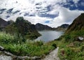 Mt. Pinatubo Crater Royalty Free Stock Photo