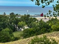 Mt. Pisgah Dune Climb and Boardwalk in Holland State Park in Michigan