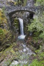 Mt Rainer Waterfall Royalty Free Stock Photo