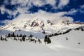 Mt. Rainier Winter Mountain View, Mt. Rainier National Park