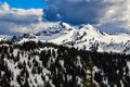 Mt. Rainier Winter Mountain View, Mt. Rainier National Park