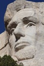 Mt. Rushmore, Lincoln Closeup Royalty Free Stock Photo