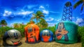 Mount Rustmore on Castaway Cay Royalty Free Stock Photo