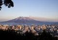 Mt Sakurajima erupts over Kagoshima City