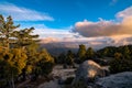 MT SAN JACINTO, CALIFORNIA VALLEY VIEW AT SUNSET