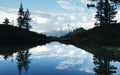 Mt. Shasta Reflection at Heart Lake Royalty Free Stock Photo