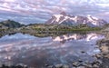 Mt. Shuksan and Artist Ridge Tarn Royalty Free Stock Photo