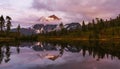 Mt Shuksan at Sunset