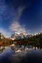 Mt Shuksan vertical wide view