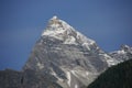 Mt Sir Donald, with blue sky,