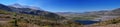 Mt. St. Helens and Spirit Lake panorama, Washington state USA Royalty Free Stock Photo