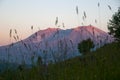 Mt St Helens at sunset