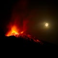 Mt Stromboli by Night 1