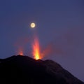 Mt Stromboli by Night 4