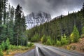 Mt Temple - Alberta Canada Royalty Free Stock Photo