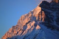 Mt. Temple, Lake Louise Royalty Free Stock Photo