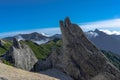 Mt Tsubakuro in the Japan Northern Alps