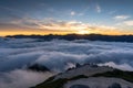 Mt Tsubakuro in the Japan Northern Alps