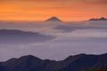 Mt Tsubakuro in the Japan Northern Alps