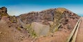 Mt Vesuvius crater panorama, Naples, Campania, Italy