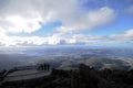 Mt.Wellington peak in Hobart Tasmania Australia Royalty Free Stock Photo