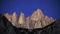 Mt Whitney before sunrise