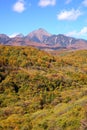 Mt. Yatsugatake in autumn Royalty Free Stock Photo